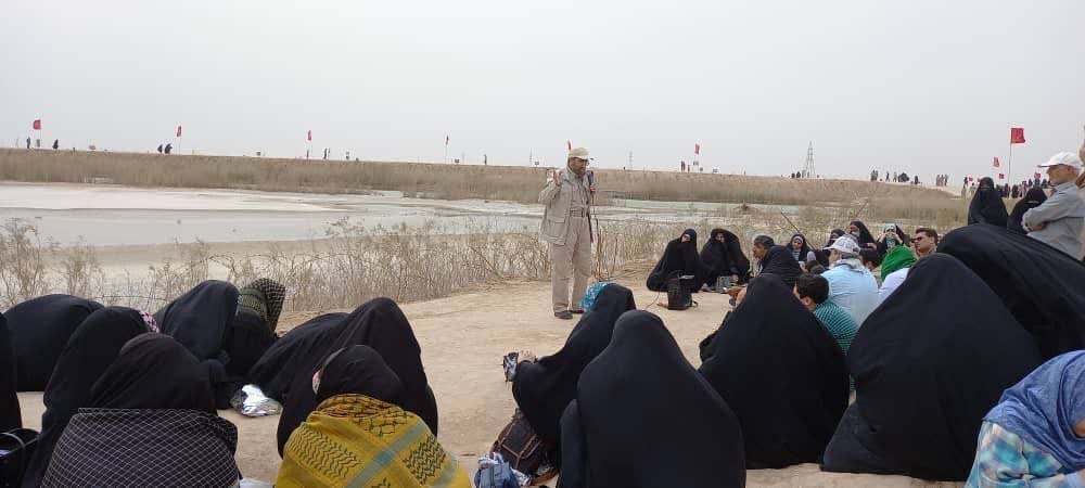 روایتگری سردار باقرزاده در جمع  خانواده شهدا در طلاییه