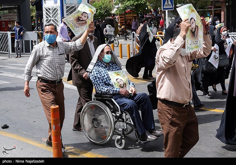 تشییع پیکر طلبه جهادی شهید دارایی در مشهد مقدس تشییع پیکر طلبه جهادی شهید دارایی در مشهد مقدس