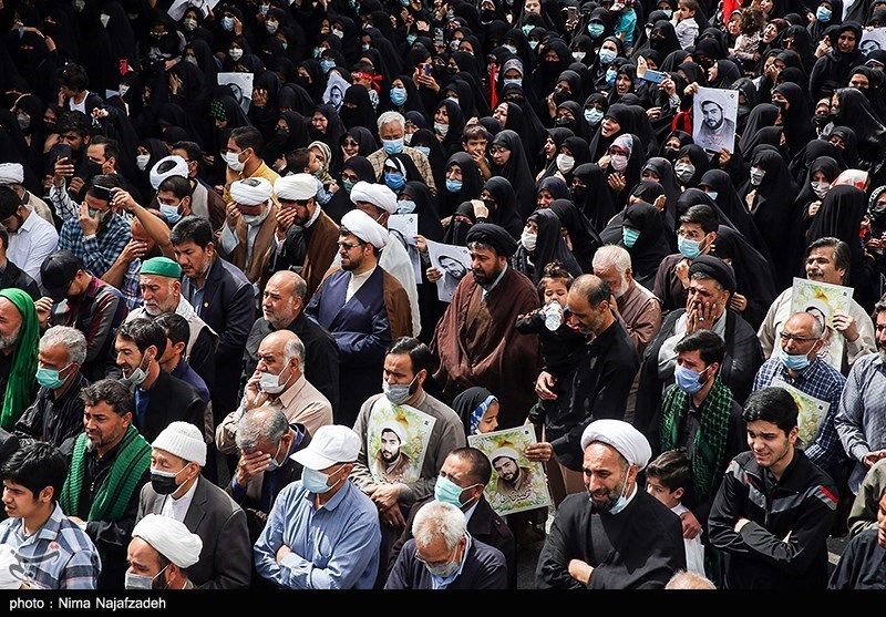 تشییع پیکر طلبه جهادی شهید دارایی در مشهد مقدس تشییع پیکر طلبه جهادی شهید دارایی در مشهد مقدس