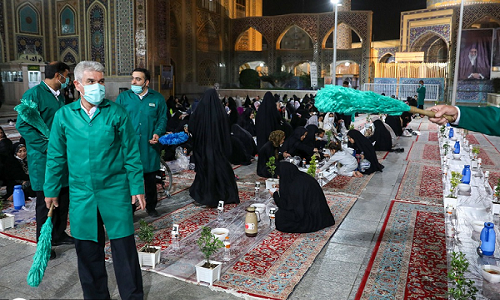سفره افطار حرم امام رضا علیهالسلام در ماه مهمانی خدا+تصاویر سفره افطار حرم امام رضا علیهالسلام در ماه مهمانی خدا+تصاویر