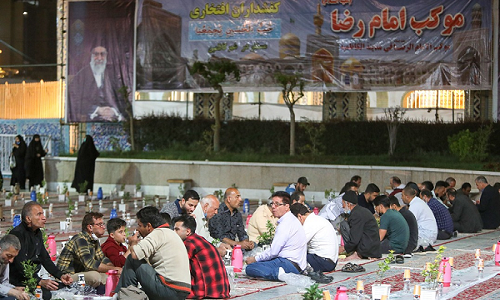 سفره افطار حرم امام رضا علیهالسلام در ماه مهمانی خدا+تصاویر سفره افطار حرم امام رضا علیهالسلام در ماه مهمانی خدا+تصاویر