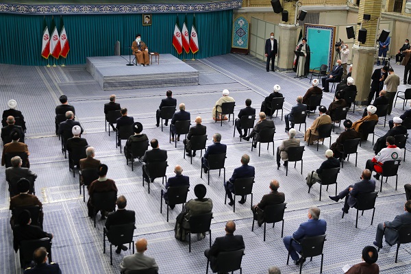 دیدار مسئولان نظام با رهبر انقلاب در دهمین روز ماه رمضان