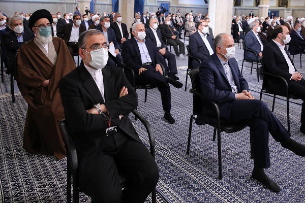 دیدار مسئولان نظام با رهبر انقلاب در دهمین روز ماه رمضان