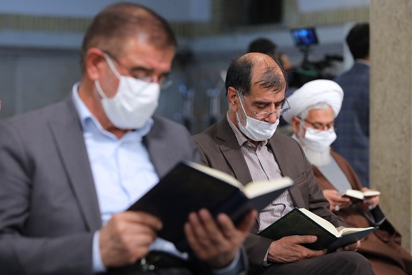 دیدار مسئولان نظام با رهبر انقلاب در دهمین روز ماه رمضان