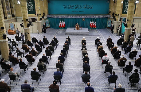 دیدار مسئولان نظام با رهبر انقلاب در دهمین روز ماه رمضان