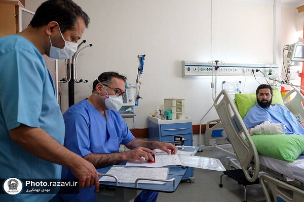 حال و روز مضروب حادثه تروریستی حرم رضوی