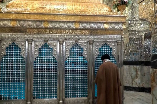 زیارت نوروزی رهبر انقلاب از حرم حضرت عبدالعظیم(ع)+ فیلم زیارت نوروزی رهبر انقلاب از حرم حضرت عبدالعظیم(ع)+ فیلم