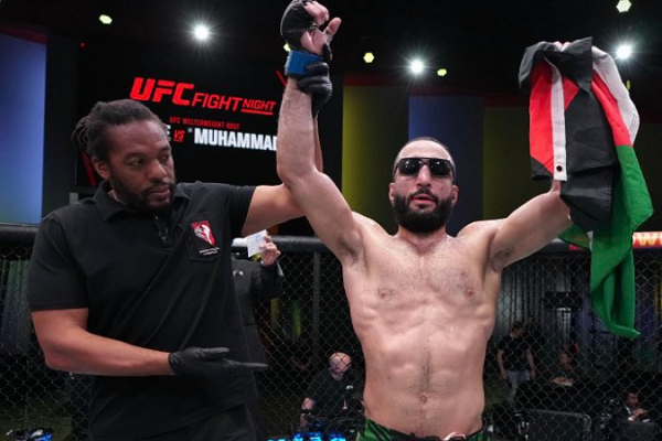 حمایت مبارز آمریکایی UFC از فلسطین: آن ها مبارزان واقعی هستند+عکس