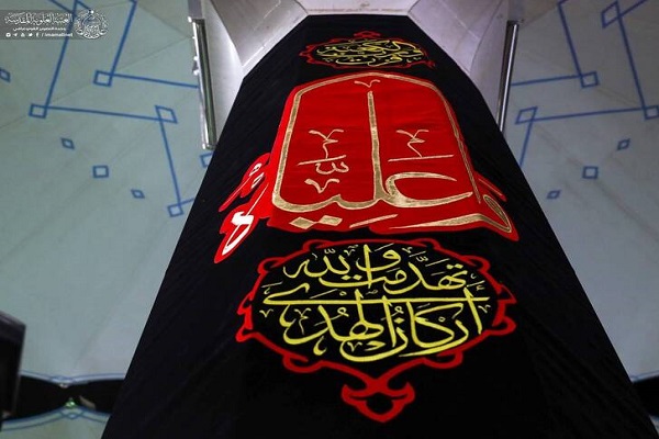 عکس/ حرم حضرت علی(ع) سیاه پوش شد