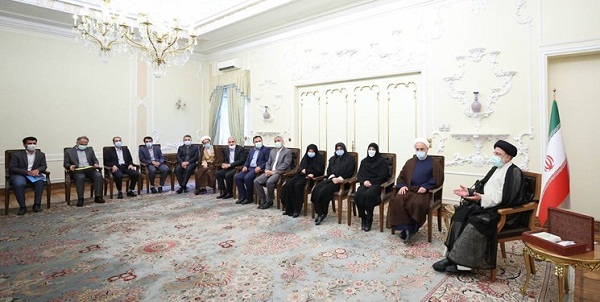 دیدار نوروزی رئیس‌جمهور با مقامات کشوری و لشکری