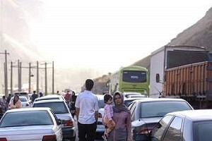 اعمال محدودیت تردد در جاده چالوس