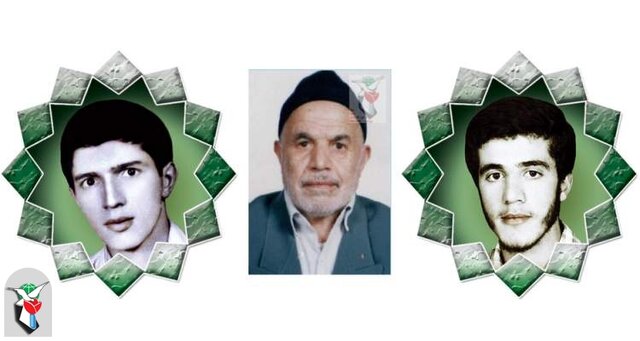 پدر شهیدان «عینالهی» به فرزندانش پیوست+عکس پدر شهیدان «عینالهی» به فرزندانش پیوست+عکس