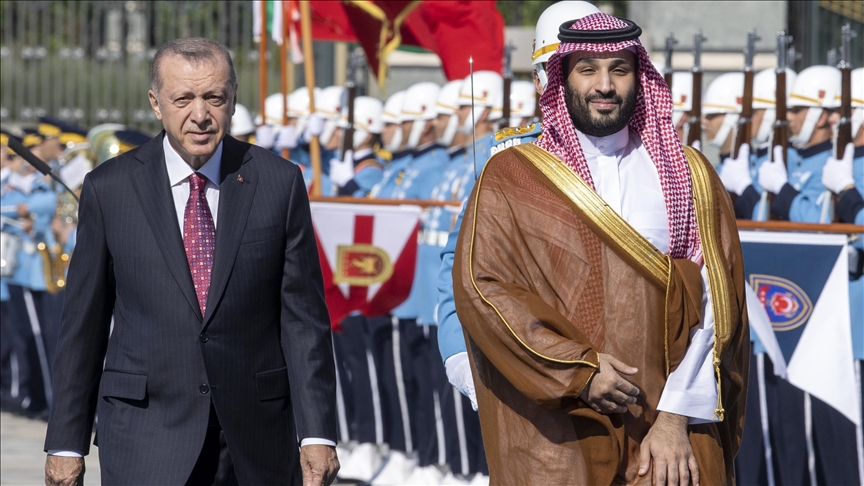 استقبال گرم اردوغان از محمد بن سلمان در آنکارا استقبال گرم اردوغان از محمد بن سلمان در آنکارا