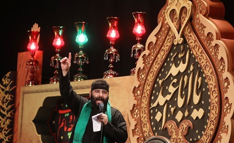عزاداری در هیئت رزمندگان اسلام قم/تصاویر