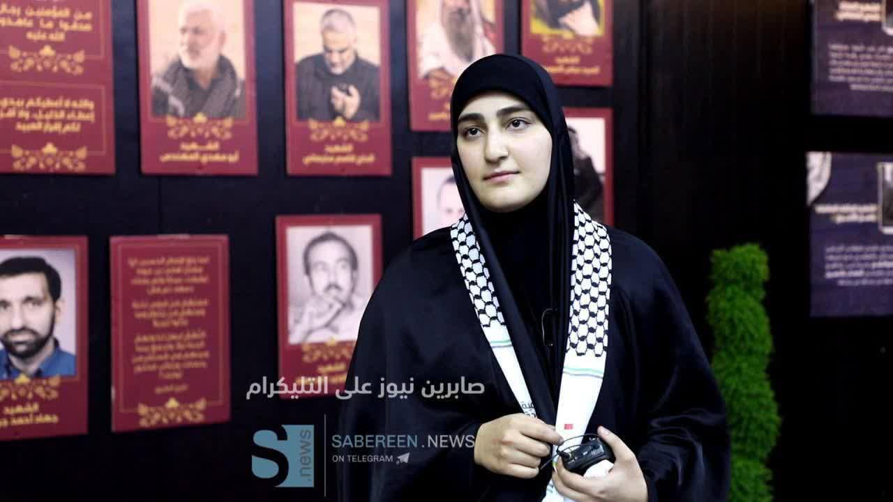 زینب سلیمانی در موكب نداء الأقصى +عکس