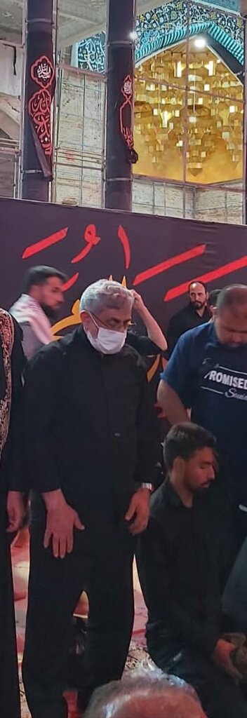 تصاویر متفاوت از سردار قاآنی در حرم سامرا همزمان با اربعین تصاویر متفاوت از سردار قاآنی در حرم سامرا همزمان با اربعین