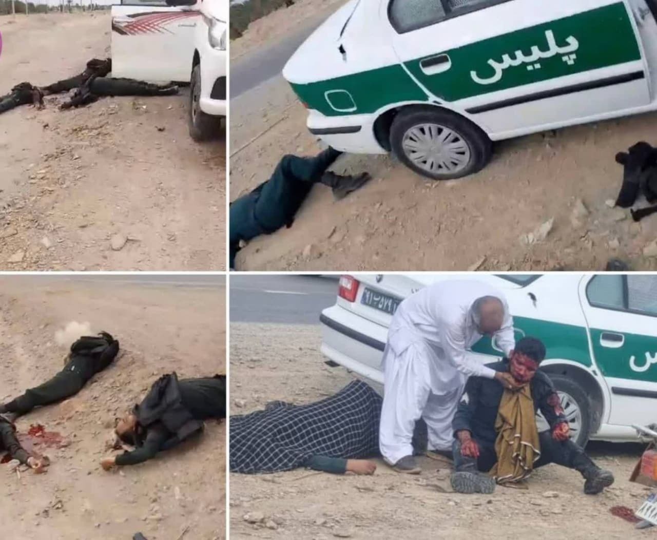 شهادت ۵ مامور پلیس در حمله تروریست‌های جیش‌الظلم