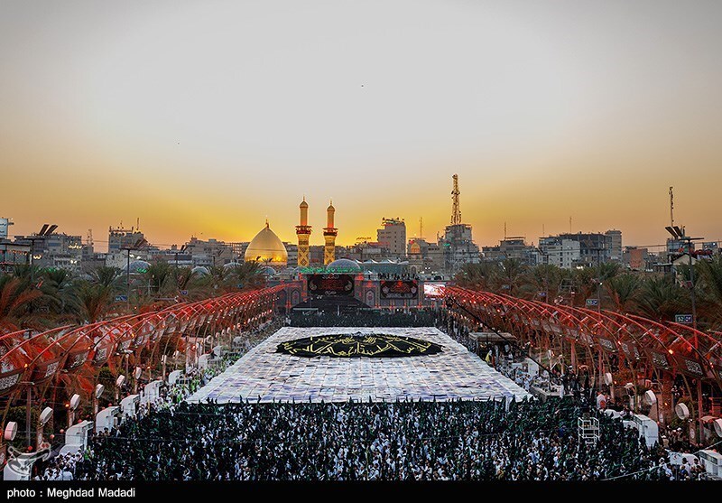 دسته عزاداری بنی عامر در بین‌الحرمین