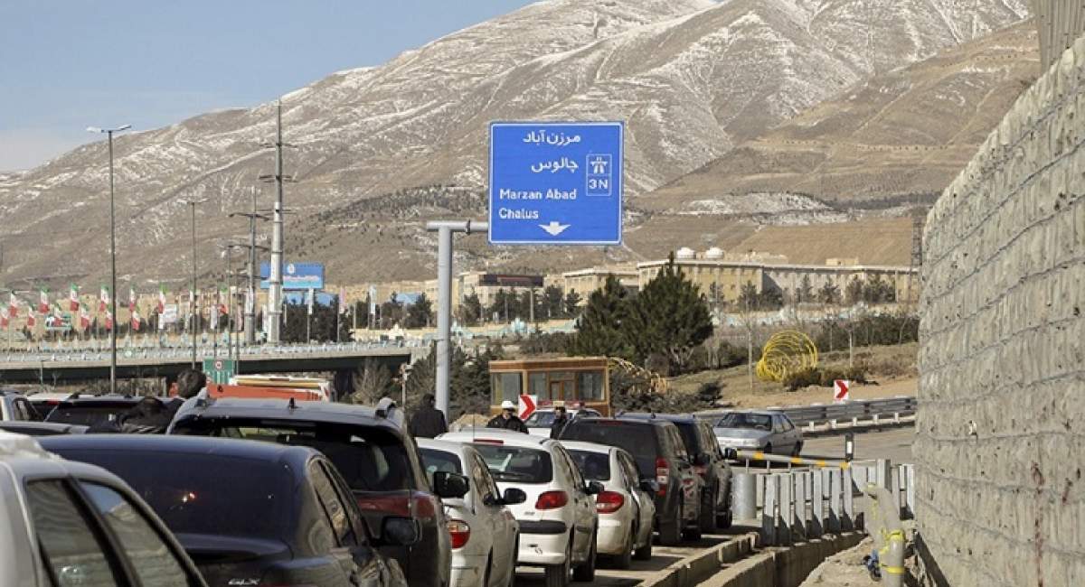 آزادراه تهران - شمال یک طرفه شد