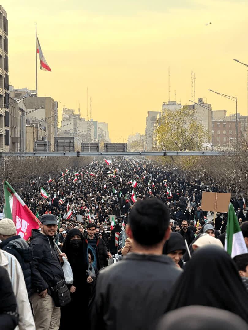 اجتماع عظیم میلیونی مردم علیه تروریسم اسرائیلی-آمریکایی