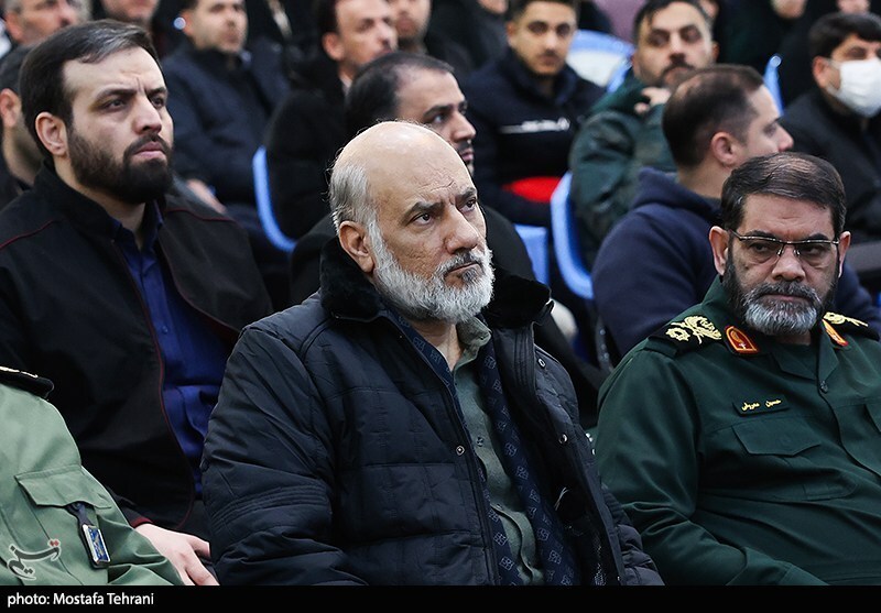 مراسم گرامیداشت روز پاسدار بر سر مزار شهید سلامی