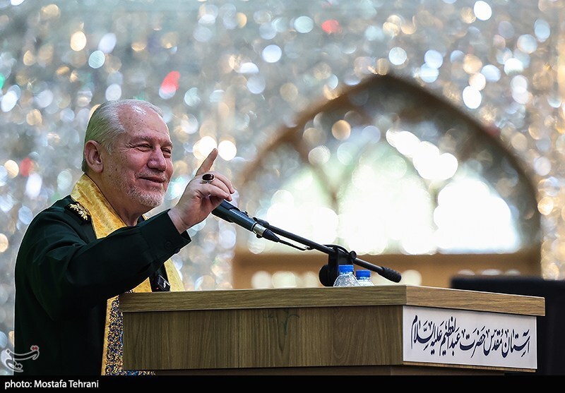 مراسم گرامیداشت روز پاسدار بر سر مزار شهید سلامی