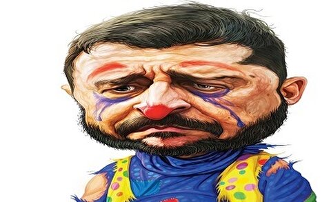 حمایت دلقک اوکراینی از اغتشاشات ایران/ زلنسکی در آستانه سقوط نگران ایرانیان شد! + فیلم