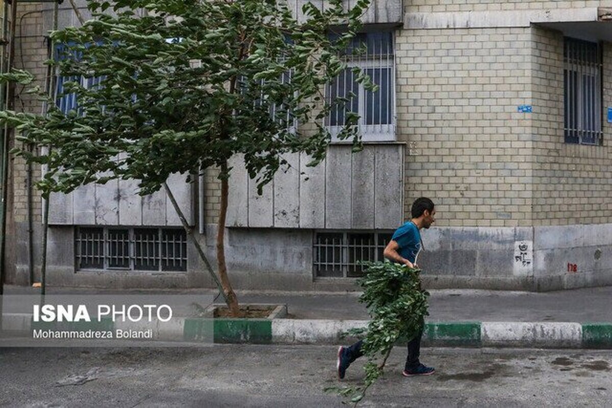 امکان رخداد طوفان و گرد و خاک
