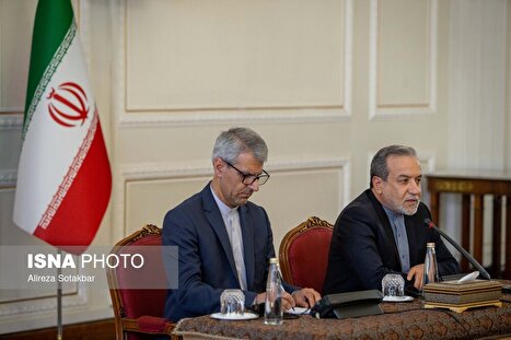 دیدار رؤسای نمایندگی‌های خارجی و بین‌المللی مقیم تهران با وزیر خارجه