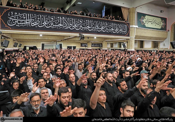 مراسم عزاداری ایام شهادت حضرت اباعبدالله الحسین علیه‌السلام در حسینیه امام خمینی