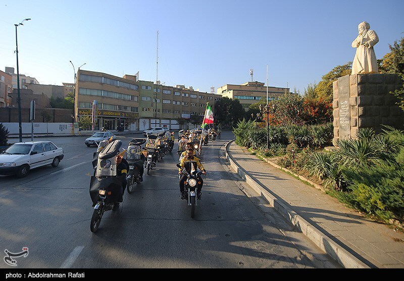 رژه موتوری ماموران پست همدان به مناسبت روزجهانی پست