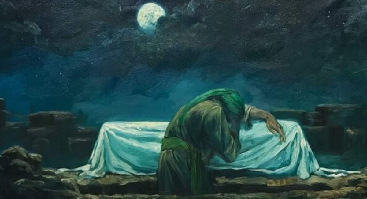 وداع امیرالمومنین(ع) با حضرت زهرا(س)