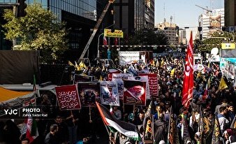 گزارشی از راهپیمایی مردم سراسر ایران اسلامی در یوم الله ۱۳ آبان