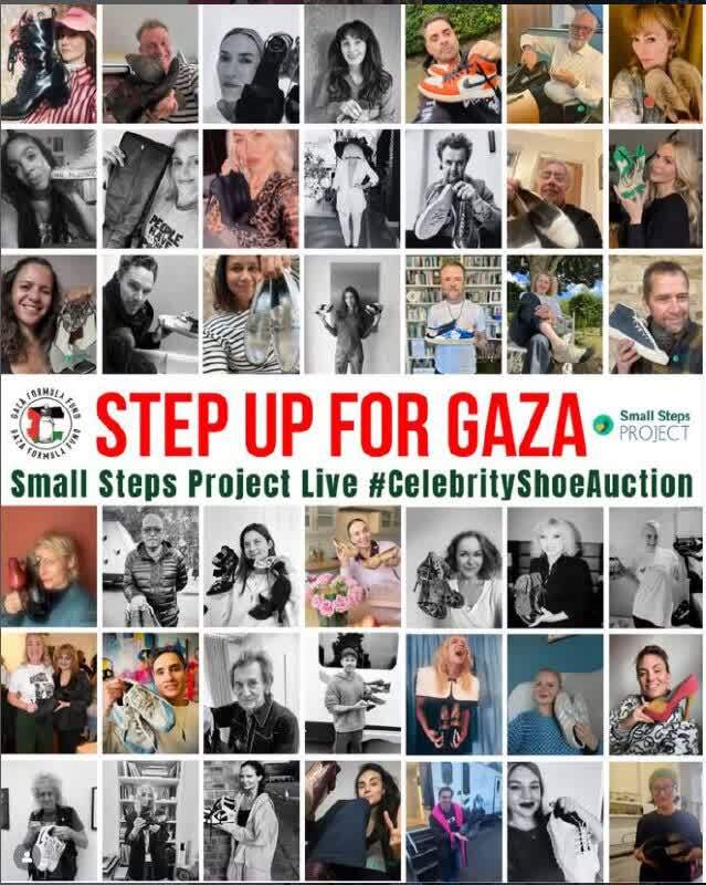 حراج کفش سلبریتی&zwnj;ها برای کودکان پابرهنه غزه