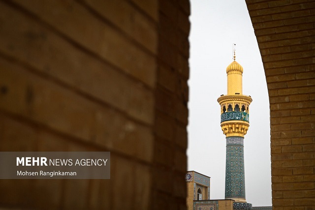 حال و هوای بارانی شهر نجف اشرف