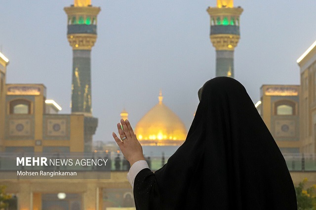 حال و هوای بارانی شهر نجف اشرف