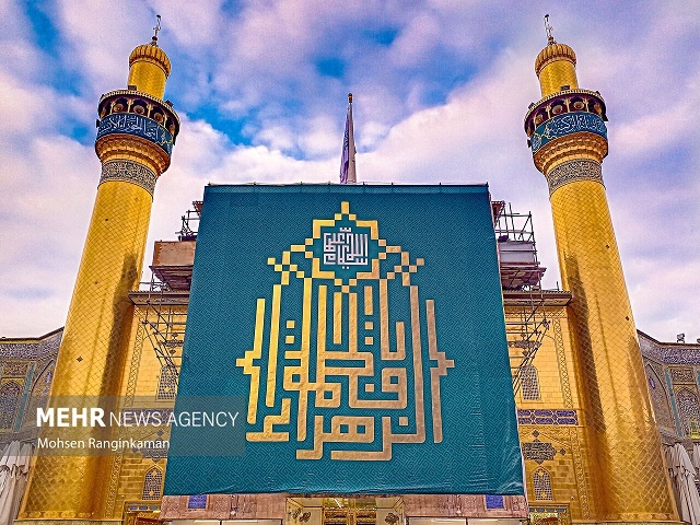 حال و هوای بارانی شهر نجف اشرف