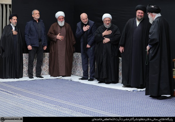 مراسم عزاداری شام شهادت حضرت فاطمةالزهرا سلام‌الله‌علیها در حسینیه امام خمینی(ره)