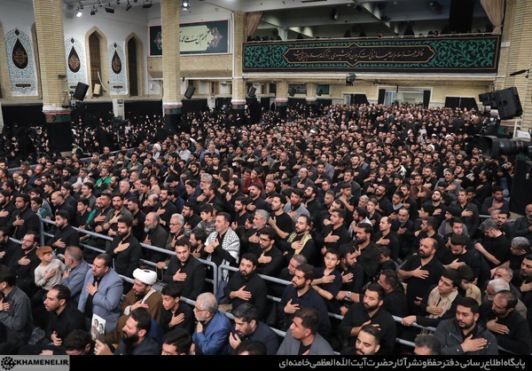 مراسم عزاداری شام شهادت حضرت فاطمةالزهرا سلام‌الله‌علیها در حسینیه امام خمینی(ره)