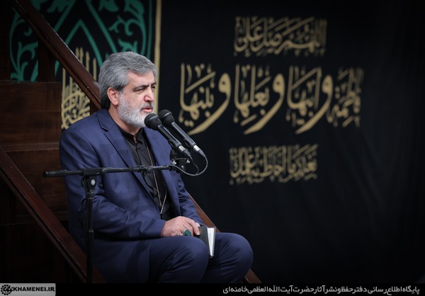 آخرین شب مراسم عزاداری ایام شهادت حضرت فاطمةالزهرا سلام‌الله‌علیها در حسینیه امام خمینی(ره)