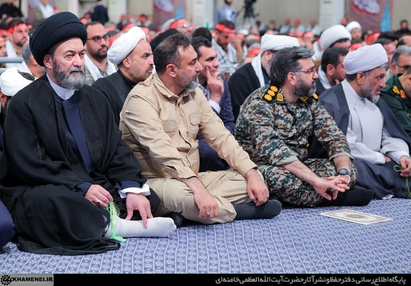 مراسم روز بسیج در حسینیه امام خمینی(ره)